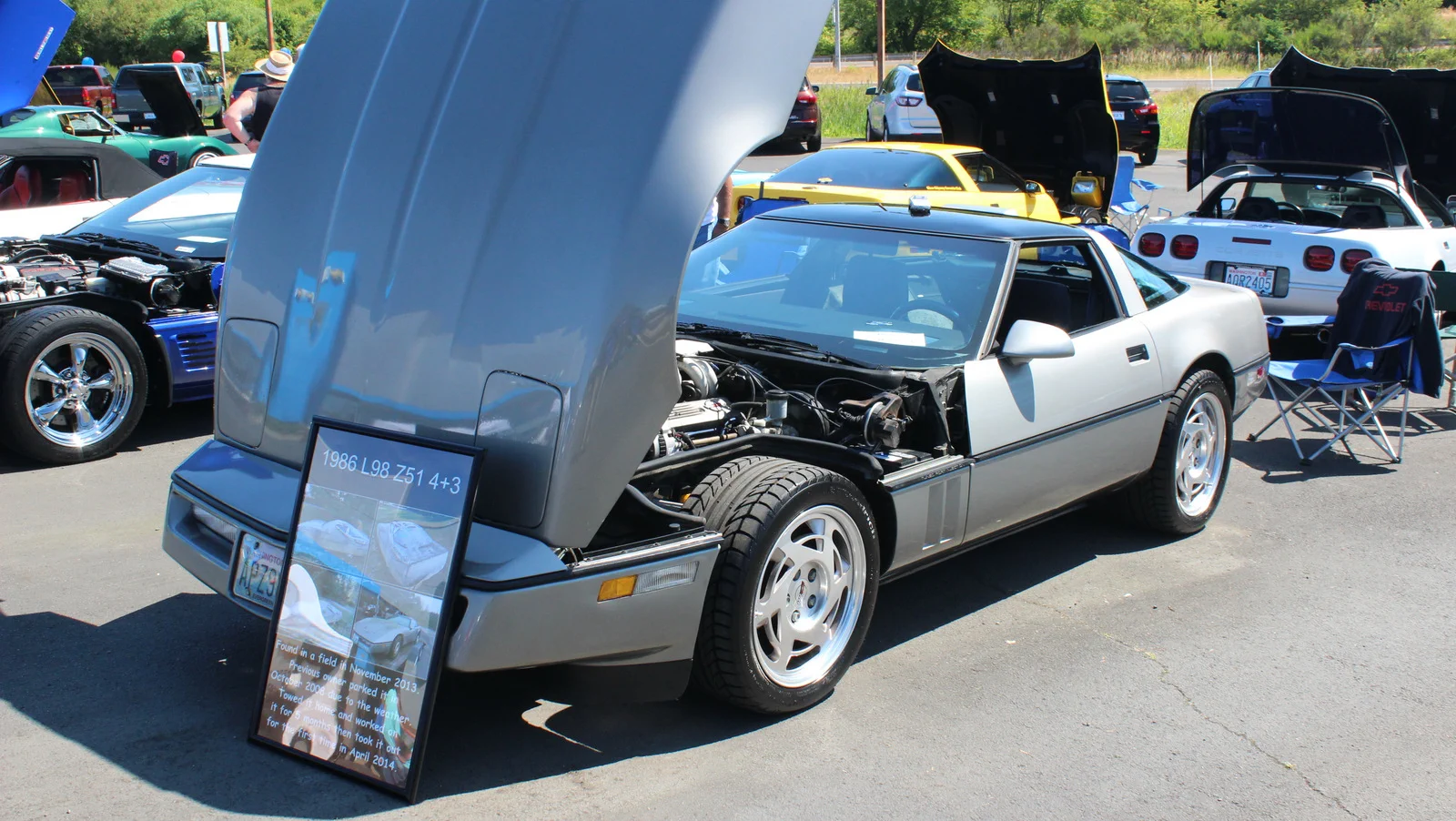 Click to Enlarge-Esc to Close Corvette Generations/C4/C4 1986 L98 Z51 White silver.webp